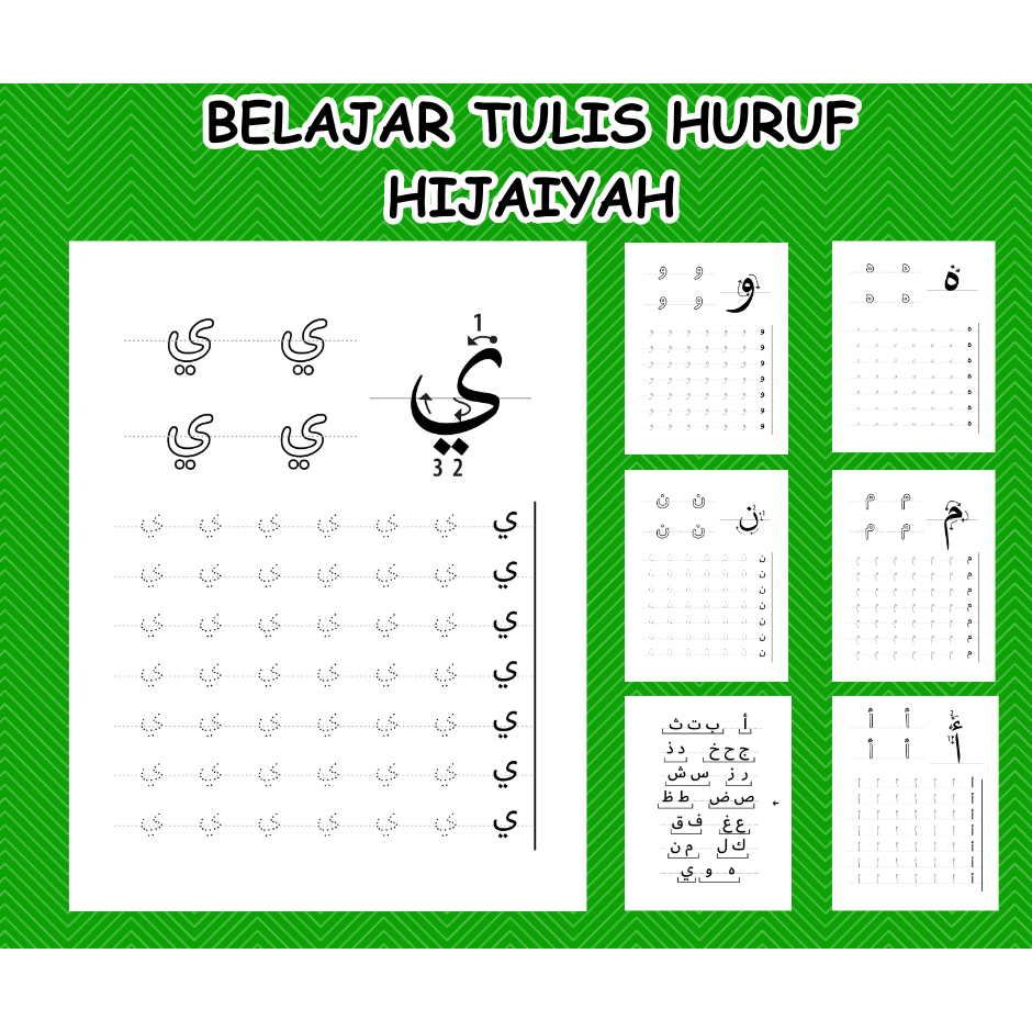 [PDF] Arabic Letters, Numbers Tracing Workbook Belajar Tulis Bahasa Arabic Latihan  Huruf Hijaiyah