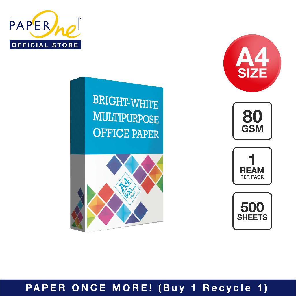 Bright-White A4 Multipurpose Office Paper 80gsm 500 Sheets