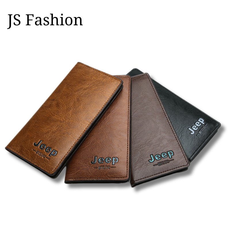 ReadyStock JEEP PREMIUM LEATHER LONG WALLET MEN BUSINESS BAG PURSE Wallet men Men Wallet Dompet lelaki wm8068