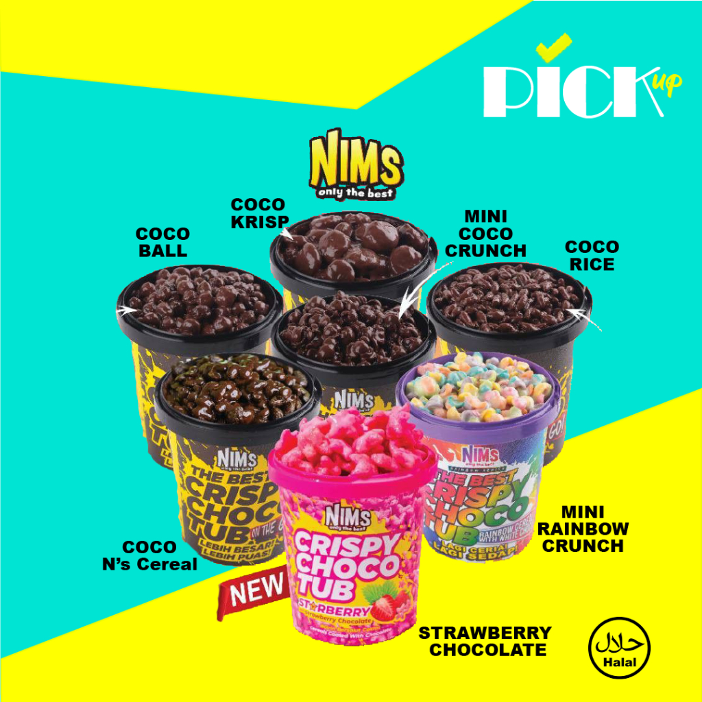 NIMS CRISPY CHOCO TUB - Mini Coco Crunch / Coco Ball / Coco Rice【HALAL】