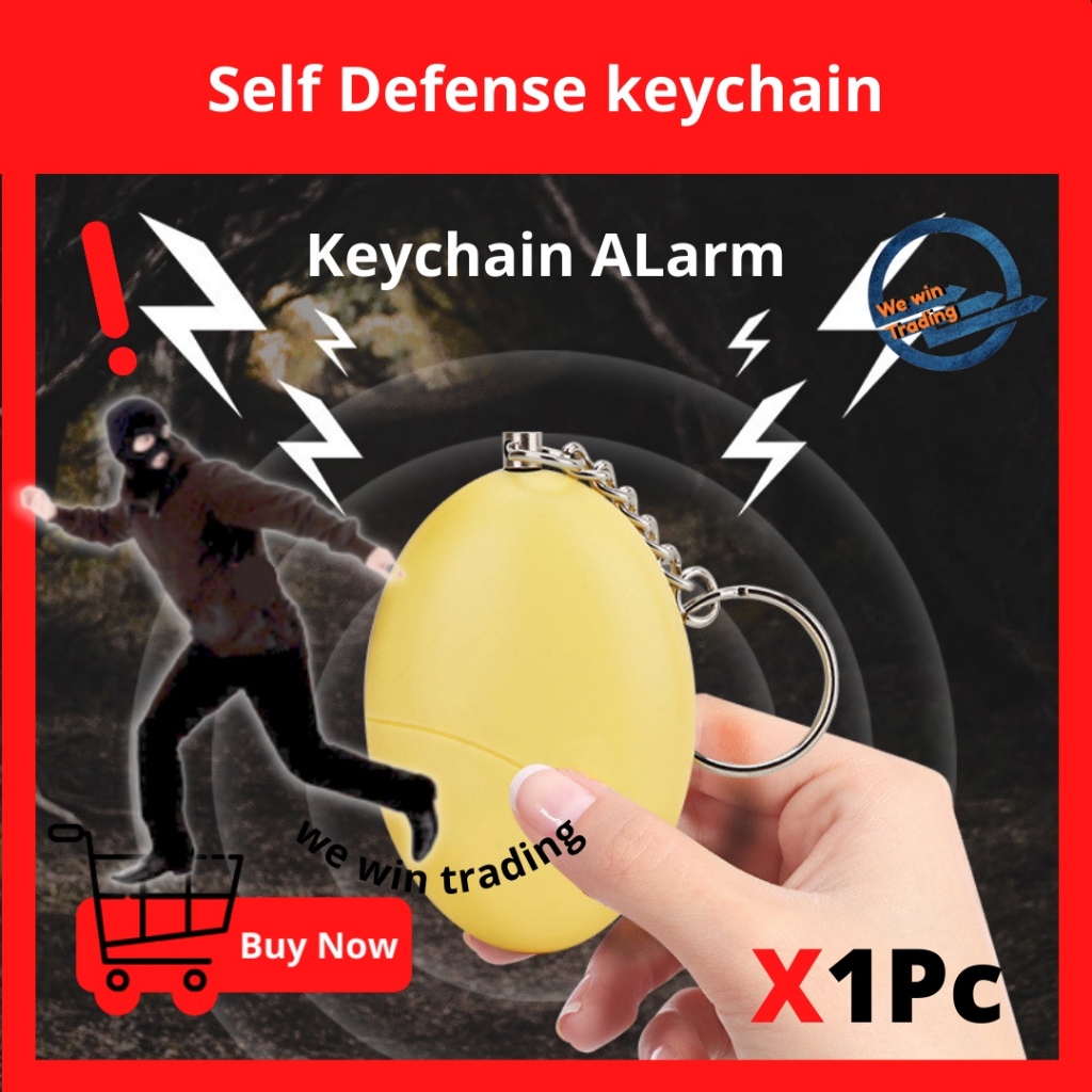 Self Defense Keychain Alarm 120 db loud alarm 警报器 防狼器 loud sound alarm