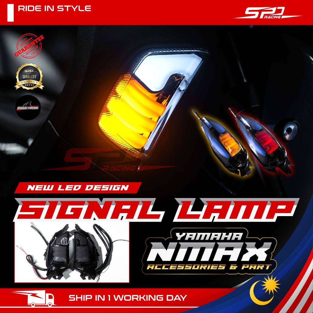 NMAX Signal Lamp LED I Turning Light I Running Light Design For Yamaha NMAX