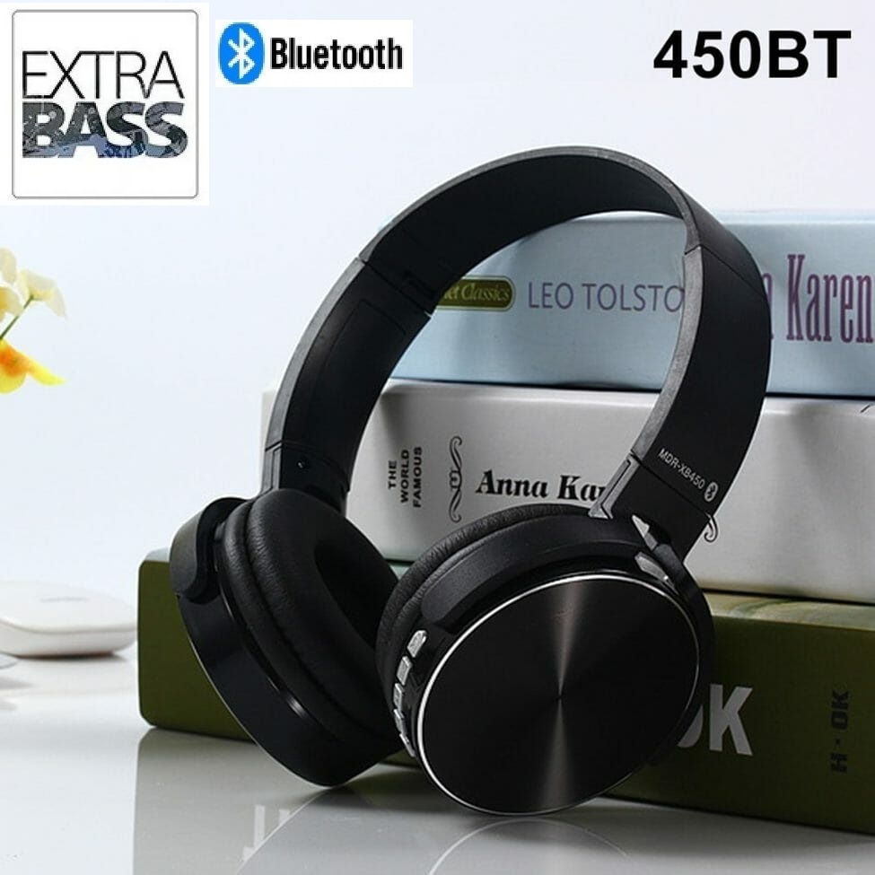 Extra Bass Bluetooth Headphone Hi-Res Audio Stereo Wireless Headset With Mic For Sony Samsung Huawei Oppo Vivo Xiaomi