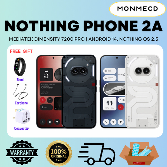 [GLOBAL VERSION] Nothing Phone 2a ual 50MP rear + 32MP front | 4nm Dimensity 7200 Pro | 6.7''120Hz AMOLED Android 14