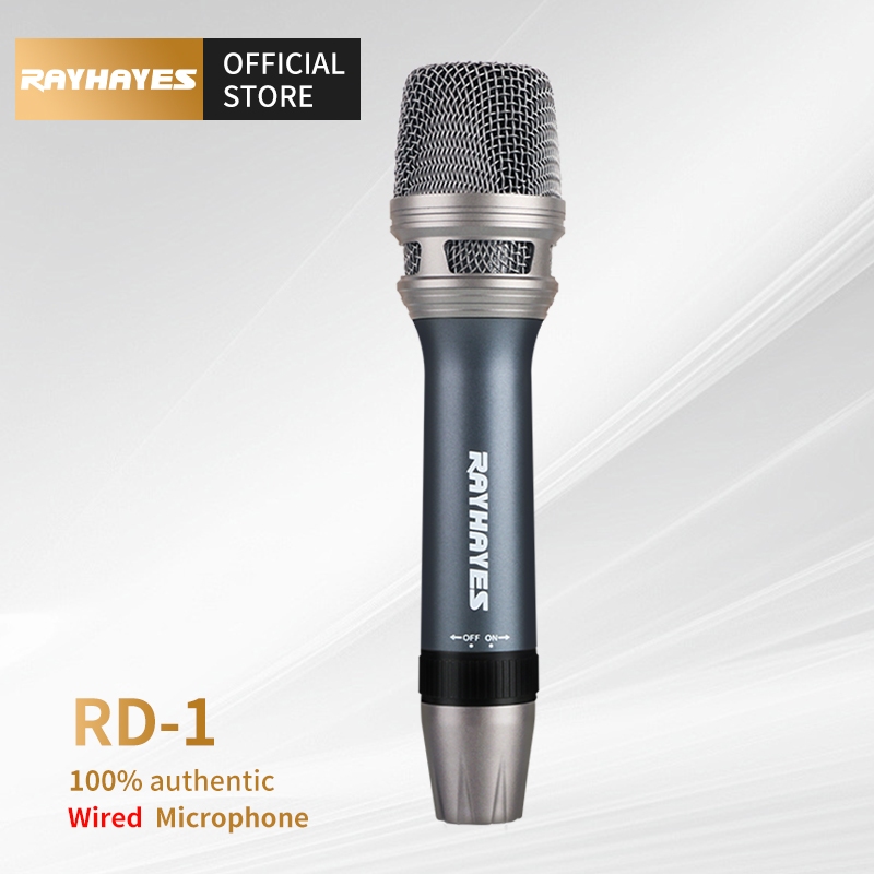 RAYHAYES Wired Dynamic Microphone Professional Heavy Duty All Metal Handheld Microphone for karaoke