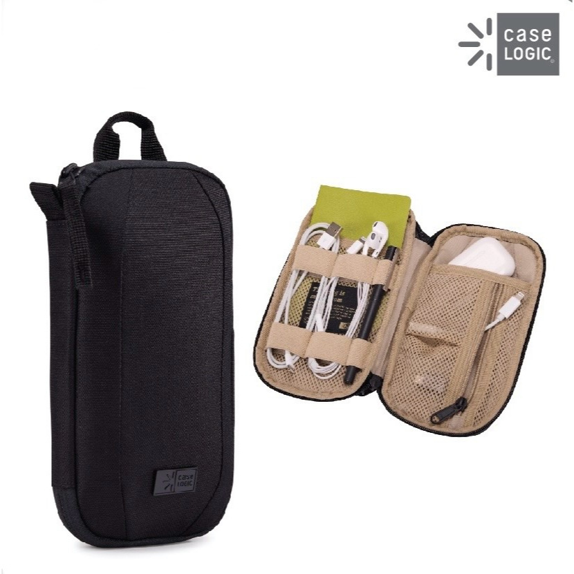 []CASE LOGIC INVIGO ELECTRONICS ORGANIZATION CASE SMALL | INVIAC101 | *Made from 100% recycled fabric