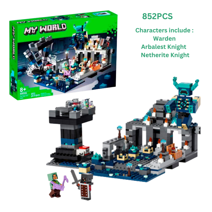 BlockThe Deep Dark World's Experience Is Flawlessly Restored By The Deep Dark Combat Building Blocks Kids Toys Collect