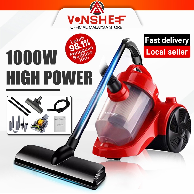 Portable Cyclone Vacuum Cleaner Dust Acarid Dust-Mite Dust Mite Vacuum Cleaning 1000W Vakum Penyedut Habuk Pembersih Ham