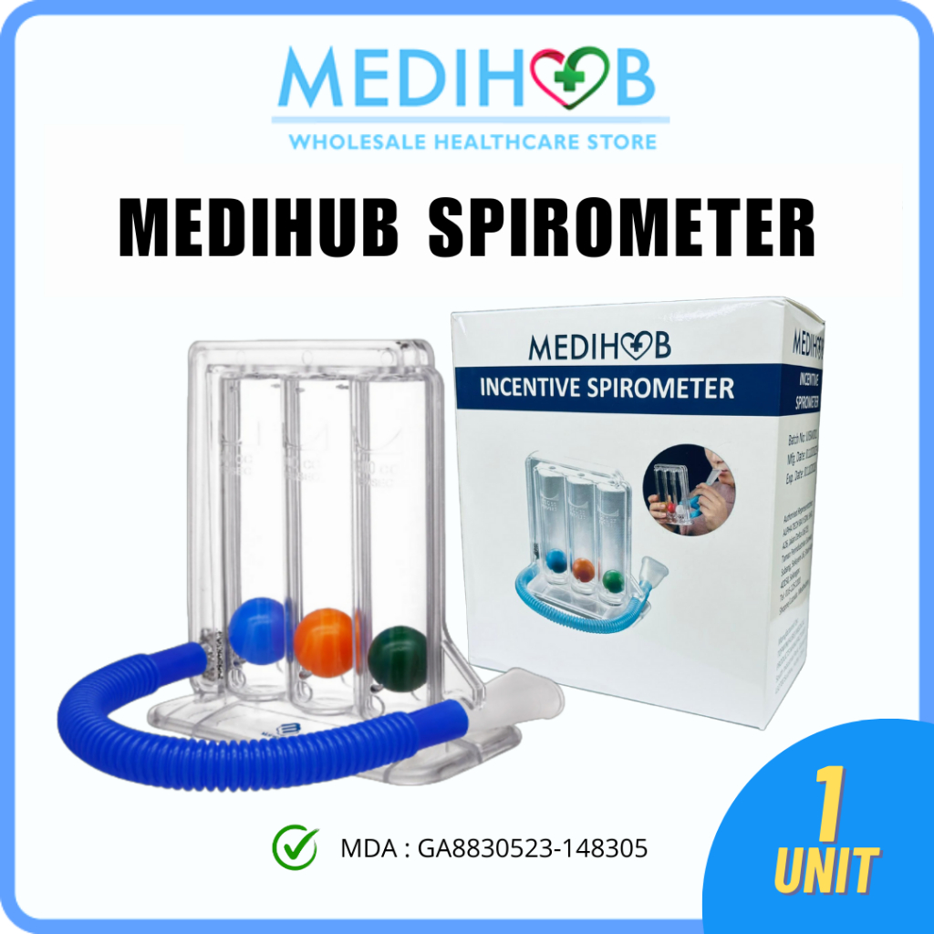 [ ] MEDIHUB Breathing exerciser Respiratory Incentive spirometer lung trainer 呼吸训