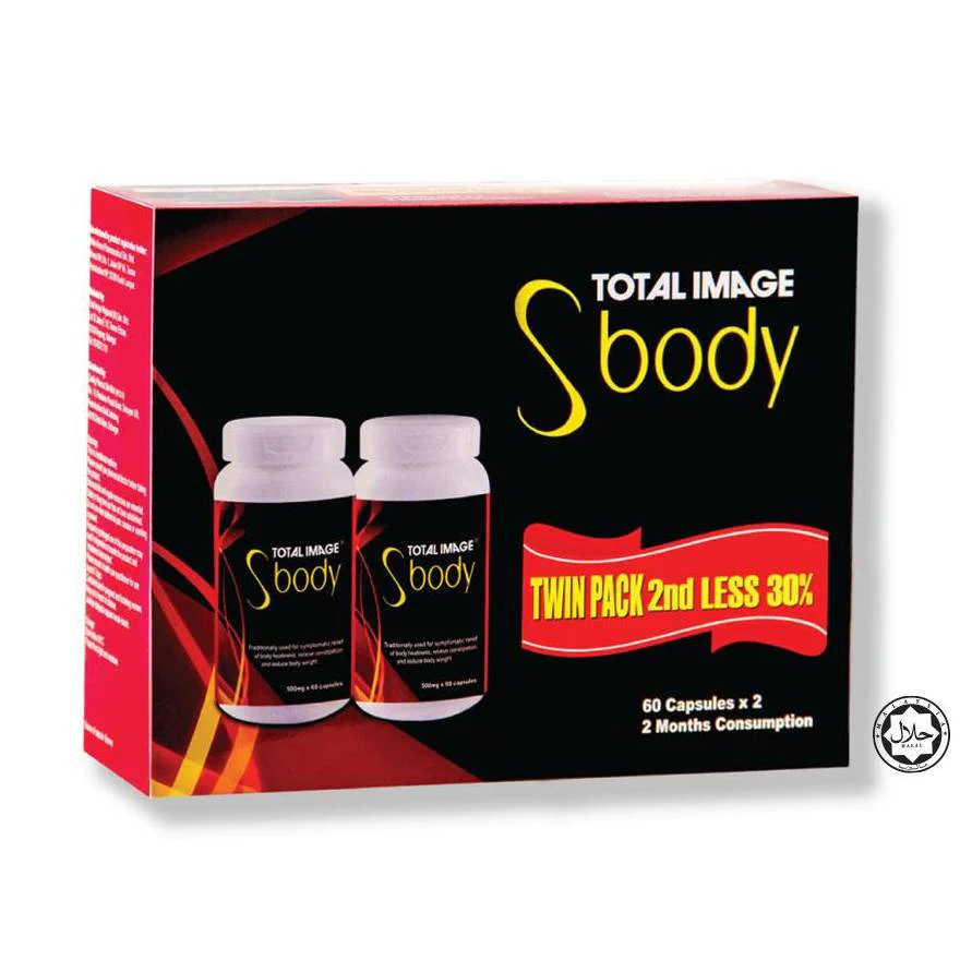 Total Image S Body Capsules (2x60's) Slimming | Burns Fat | Weight Loss