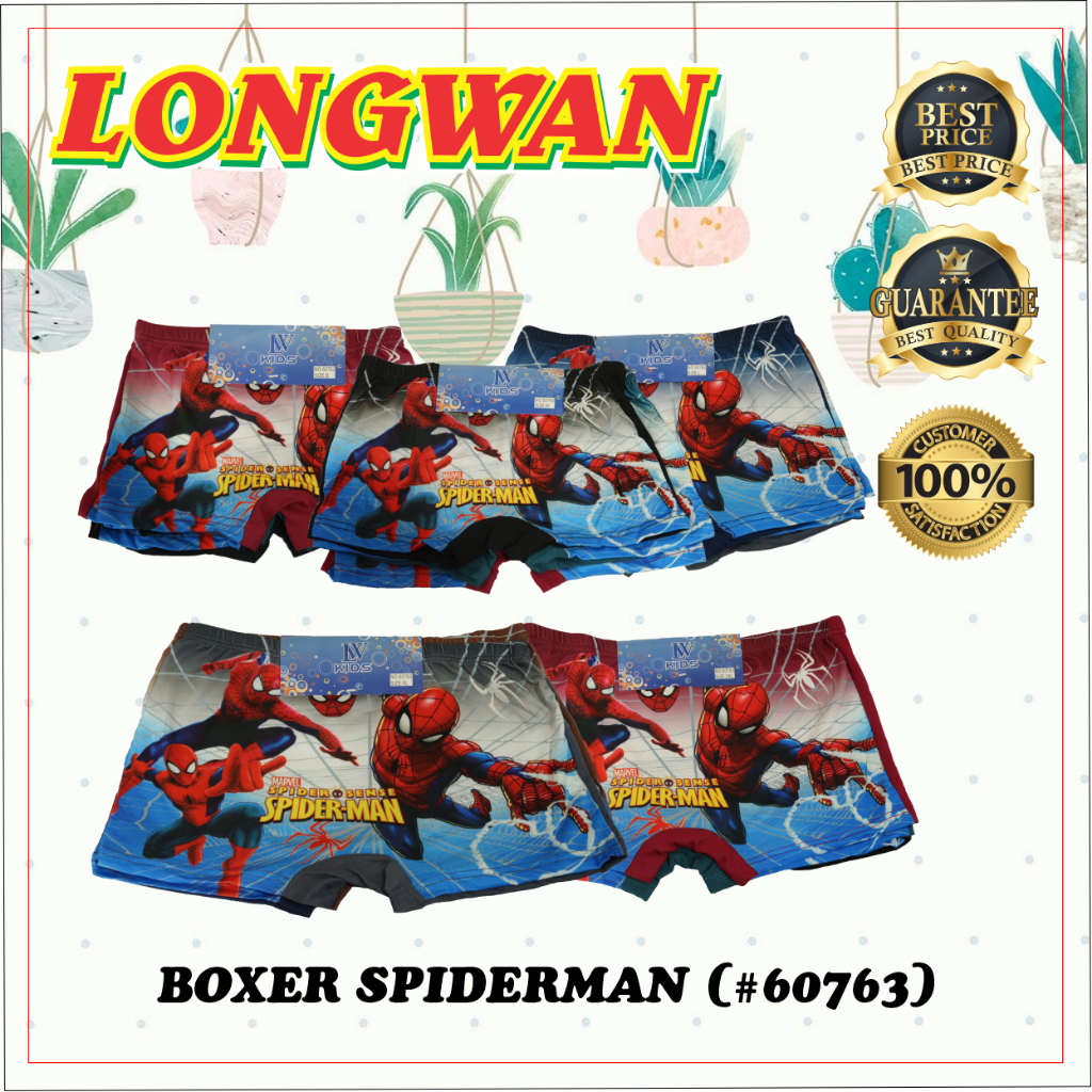 LW KIDS BOXER 3IN1 SPIDERMAN #60763