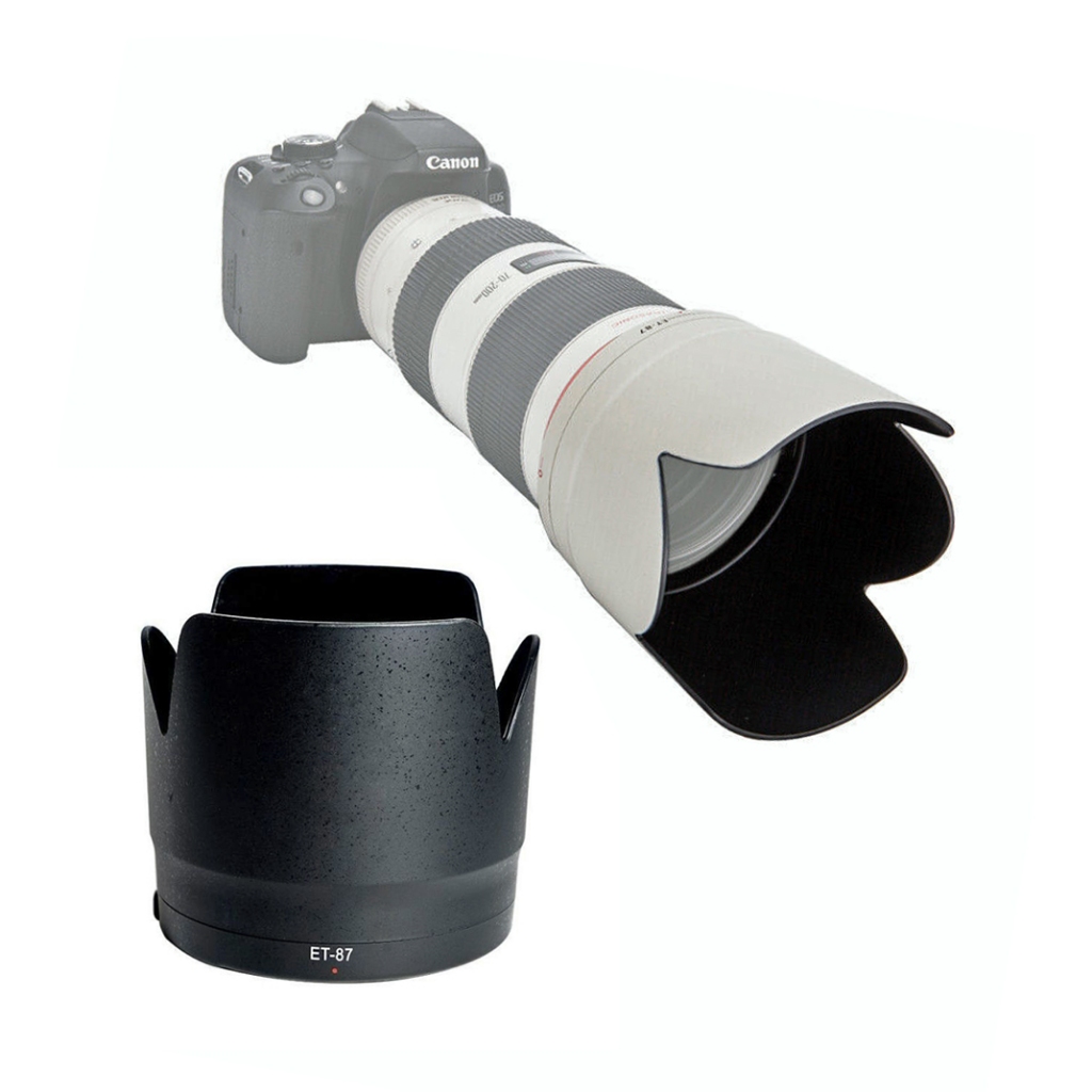 Lens hood ET-87 Tulip-Shape sun hood Hood for Canon EF 70-200mm f/2.8L IS II USM EF 70-200mm f/2.8L IS III USM