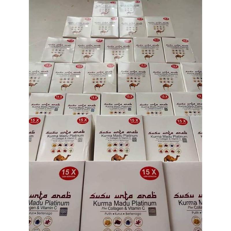 SUSU UNTA KURMA MADU PLATINUM 15X READY STOK