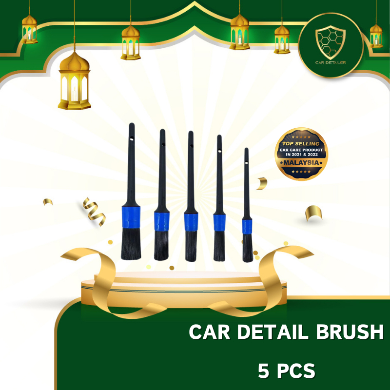 CAR Detailer 5 pcs Details Wash Brush Car Wash brush Car interior details brush Car Wash Accessories Car Detailing