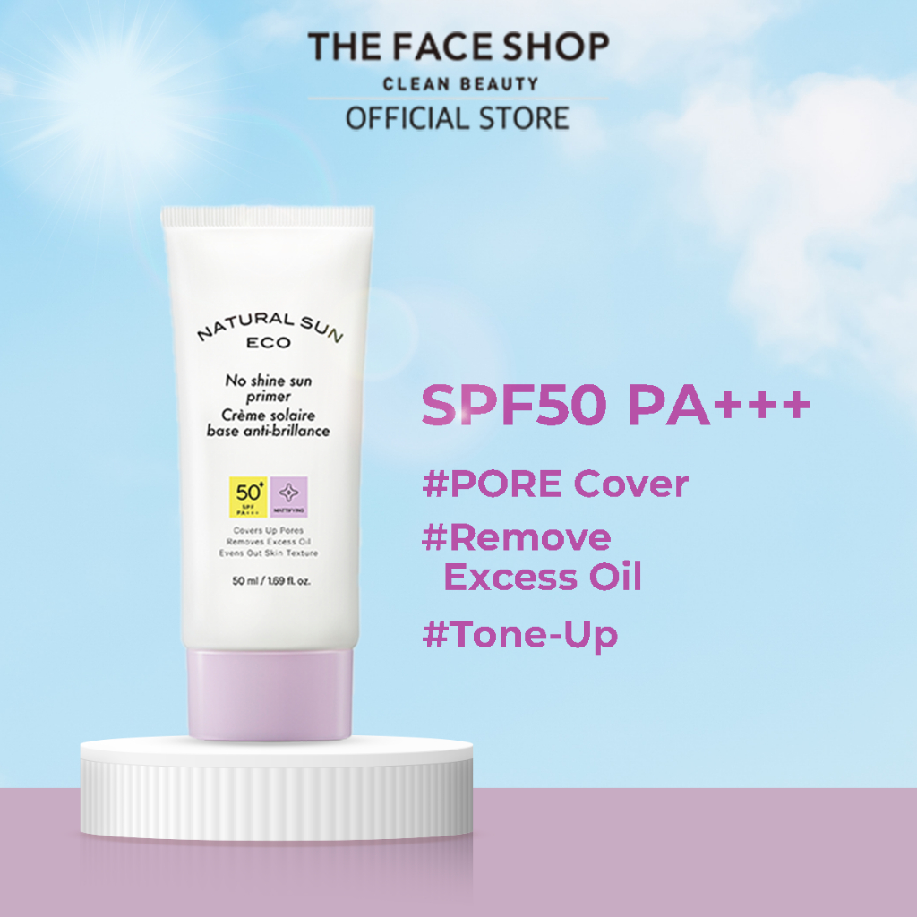 THE FACE SHOP Natural Sun Eco No Shine Sun Primer SPF50+PA+++ 50ml