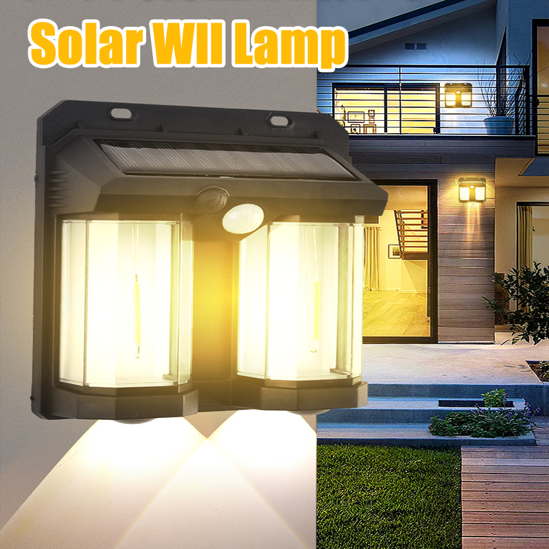 2024 NEW Solar Wall Light Outdoor Wall Lamp Hiasan Waterproof Garden Decor Lantern Street Solar Lamp Light Decora