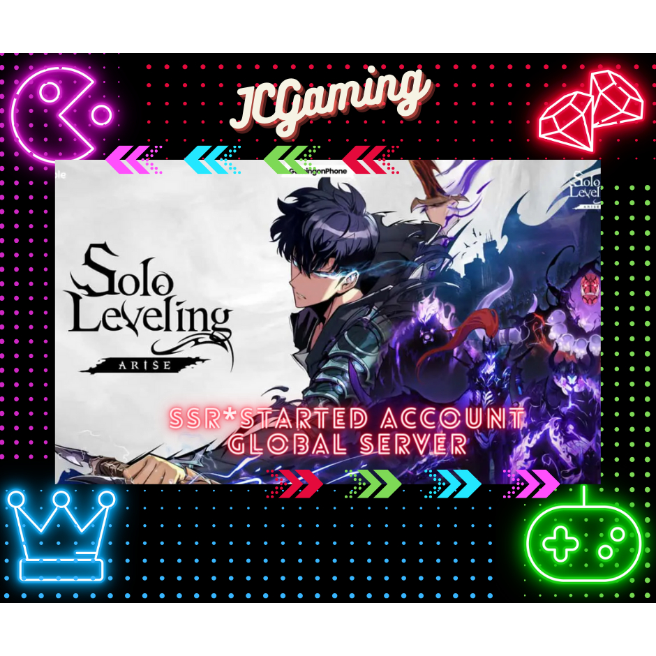 Solo Leveling:Arise 我獨自升級 Started account⭐️Global Server⭐️Oneiric collect|Anime Culture|Games Merchandise|Gacha Sets