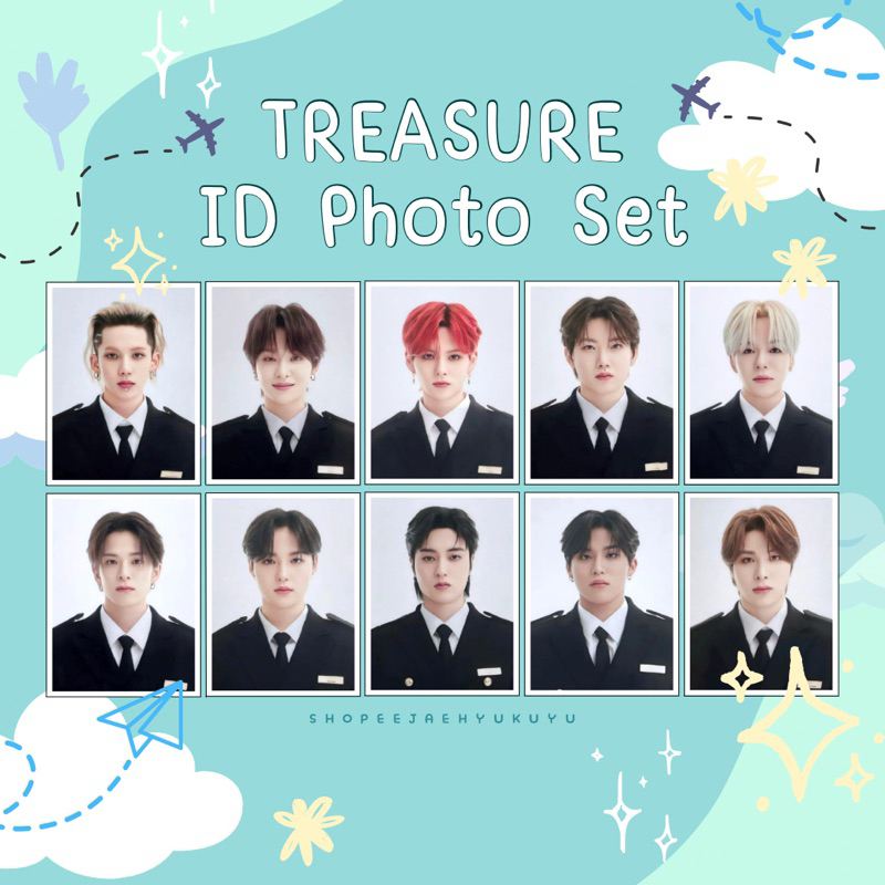 [NEW] Treasure ID Photo Passport Set 12 Members The Mysterious Class REBOOT Baby Pic Seasons Greetings 2024