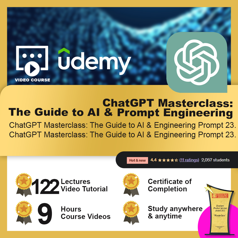 [Video Course] ChatGPT Masterclass: The Guide to AI & Prompt Engineering