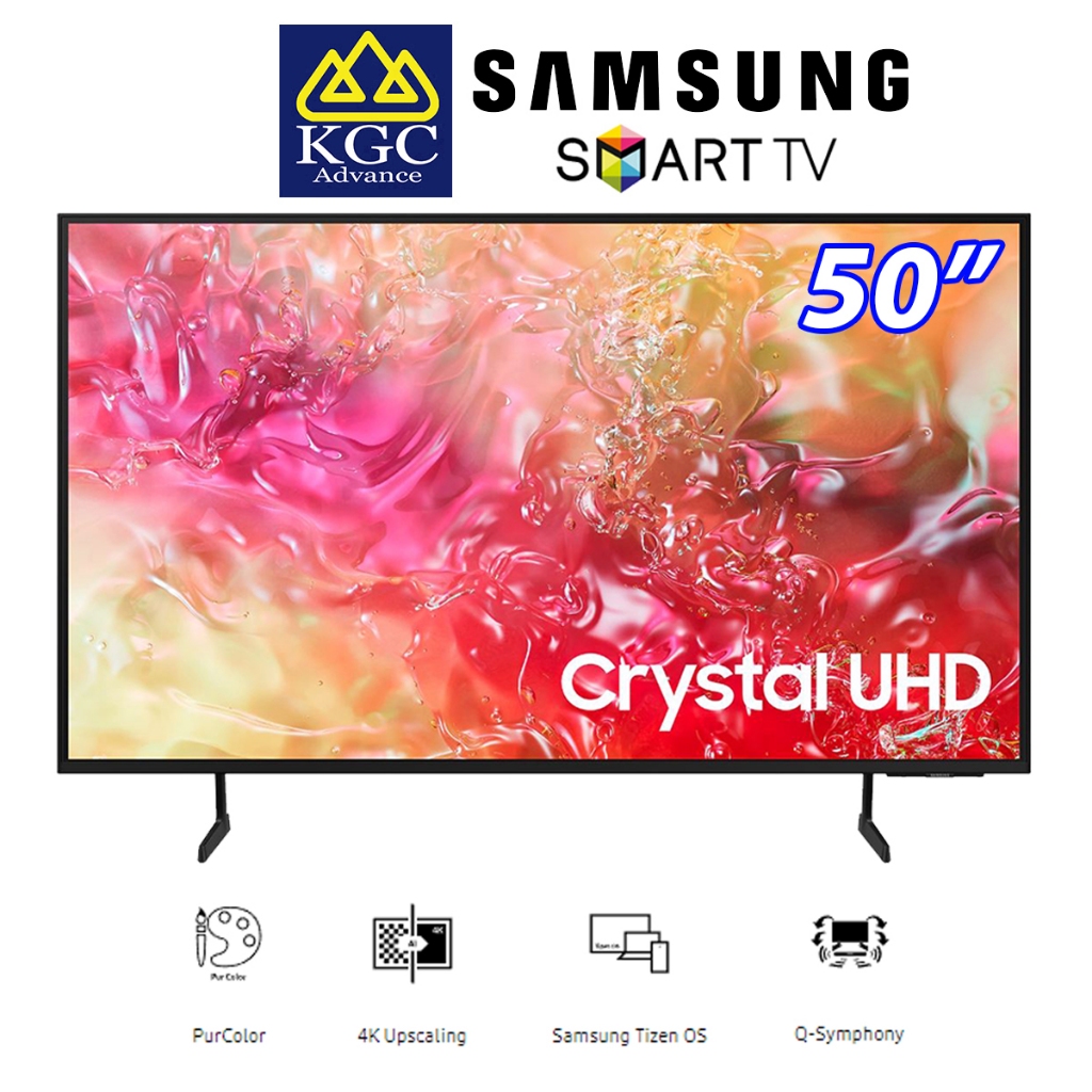Samsung 50" Crystal UHD DU7000 4K Smart TV Televisyen UA50DU7000KXXM