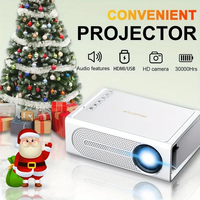 Mini Projector For Phone Full HD Led USB HDMI 720P M200 Portable Home Theater CY302 Proyektor Home Projector For Room投影仪