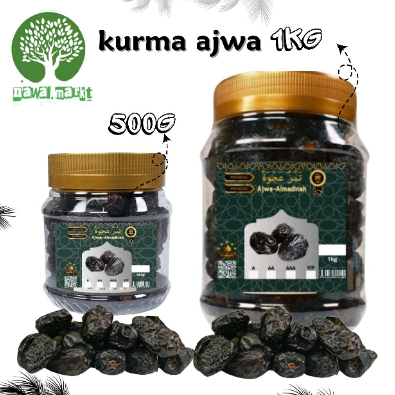 kurma ajwa almadina//AA// Madinah Dates Kurma Ajwa Premium
