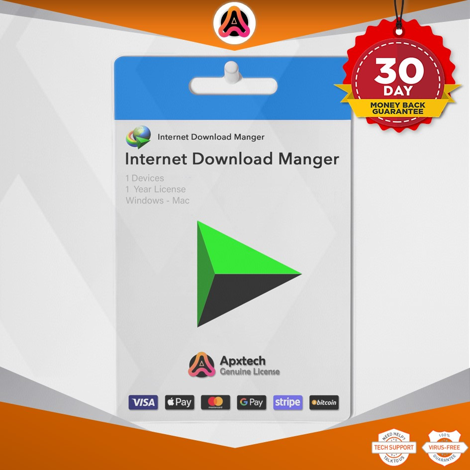 IDM Internet Download Manager | Register Under Your Name | 1 Year or Lifetime Licenses | Free Update