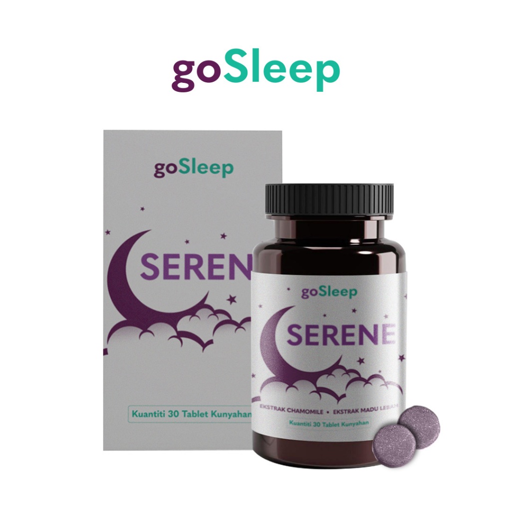 WellLand goSleep Serene Sleep Chamomile Ashwagandha Tidur Lena Sleeping Insomnia Stress Relief ADHD Anxiety Calm