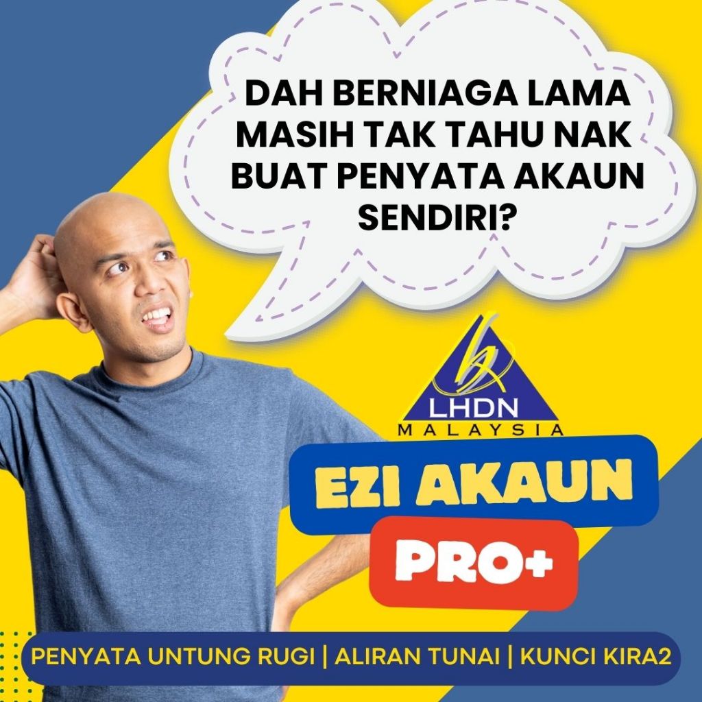 [PROFESIONAL] EZi Akaun Kira dan Penyata Untung Rugi, Penyata Aliran Tunai, Kunci Kira-Kira