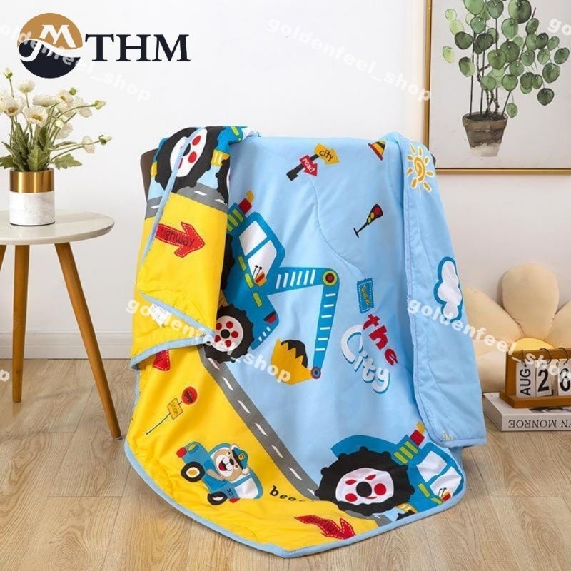 Hot Sales Cartoon Children Blanket Super Soft Aircond Blanket Selimut Kanak-kanak儿童夏凉被被空调被夏季薄小被子