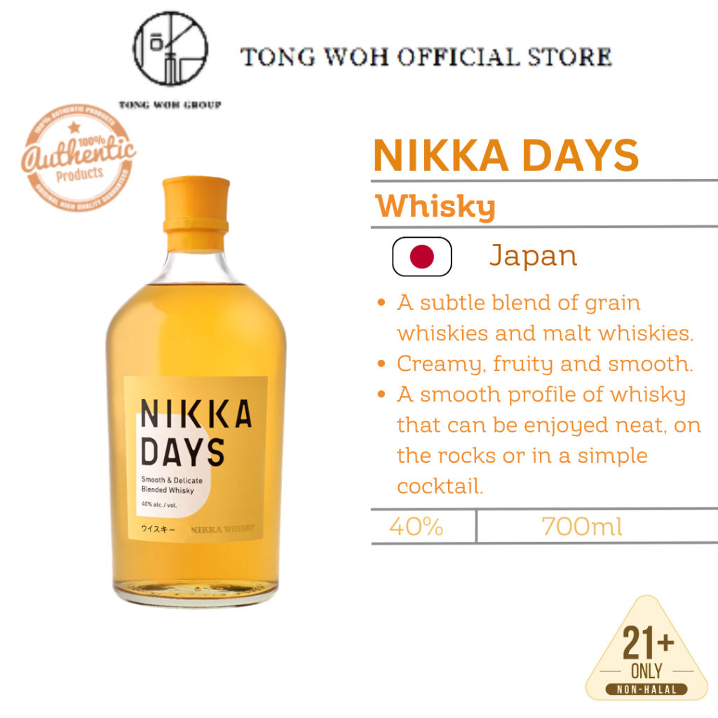 Nikka Days Blended Japanese Whisky (700ml)