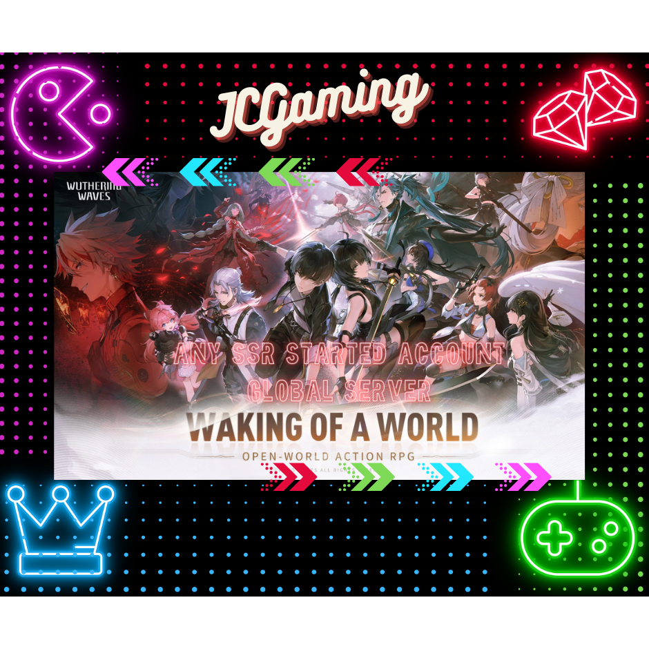 Wuthering Waves 鳴潮 Started account⭐️Global Server⭐️Oneiric collect|Anime Culture|Games Merchandise|Gacha Sets