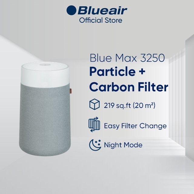 [Online Exclusive] Blueair Blue Max 3250 Air Purifier (219 sqft/20m²) with Particle + Carbon Filter