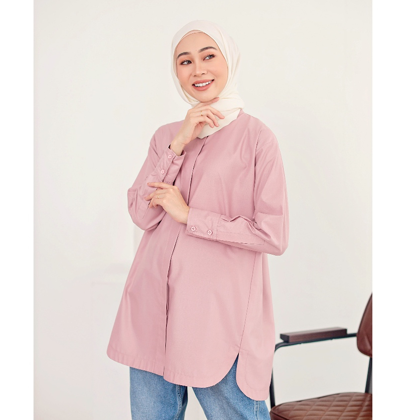 AYANA BASIC PREMIUM COTTON BLOUSE  -  READY STOCKS
