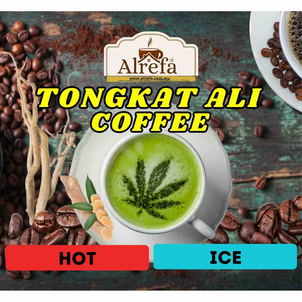 Alrefa - Tongkat Ali Coffee - Instant Premix Beverage 3 in 1 Serbuk Minuman Campuran [1 KG/Bag]