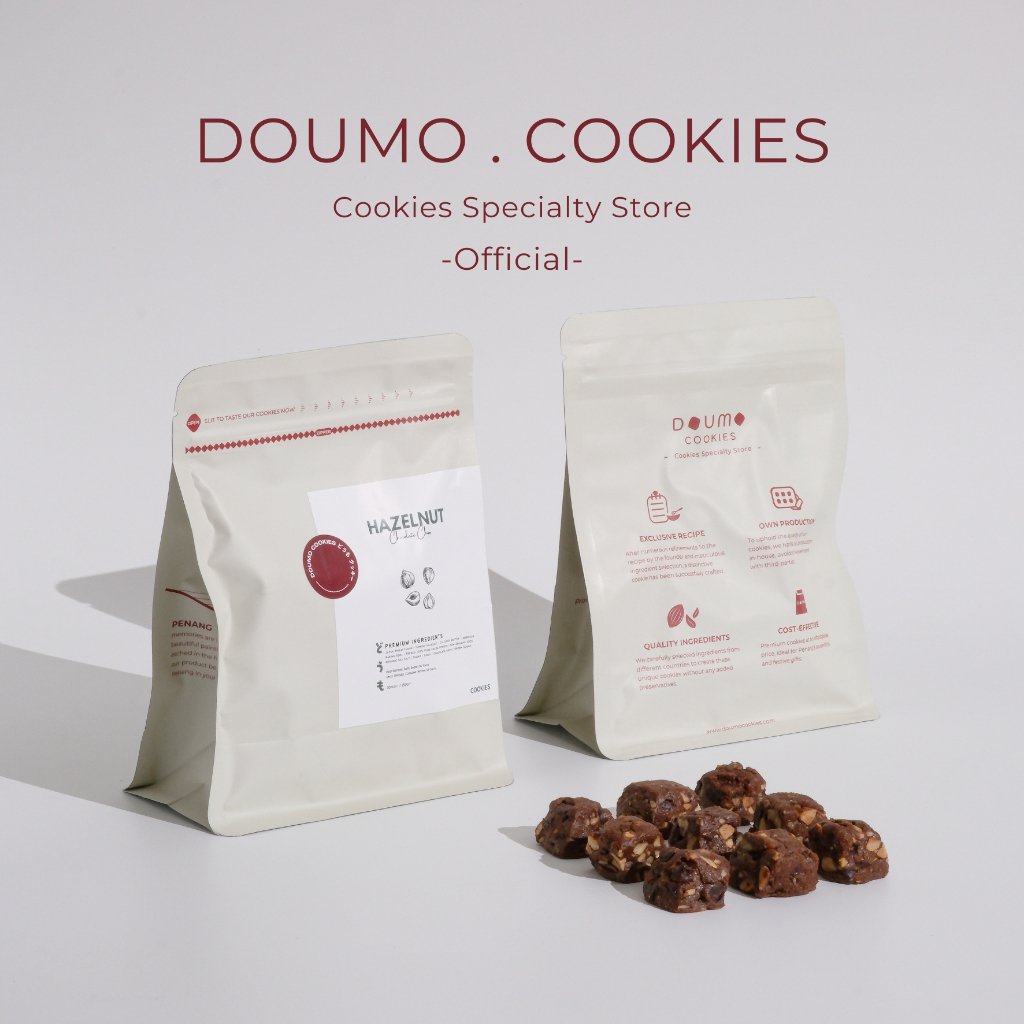 Hazelnut Chocolate Chips Cookies - 150g (Ready Stock) - *Doumo Cookies*