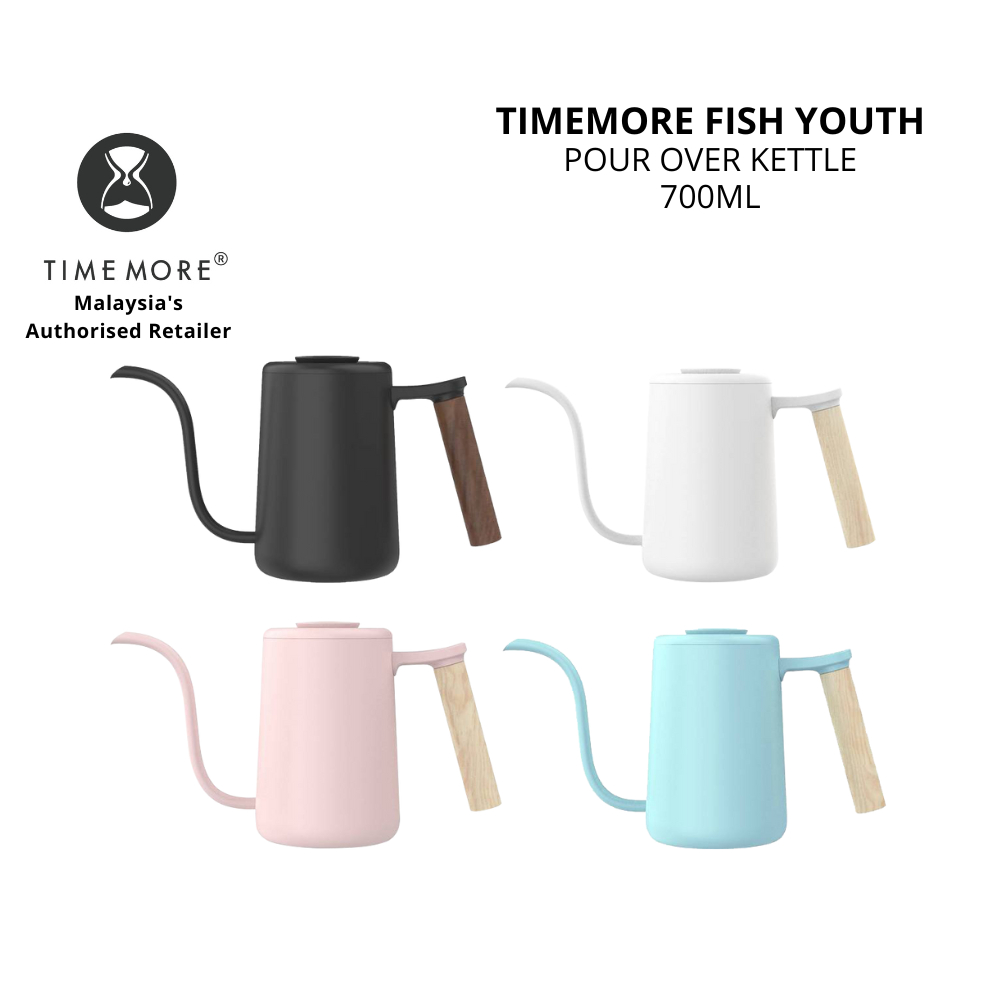 TIMEMORE Fish Youth Pour Over Kettle, 700 ML, Multicolour