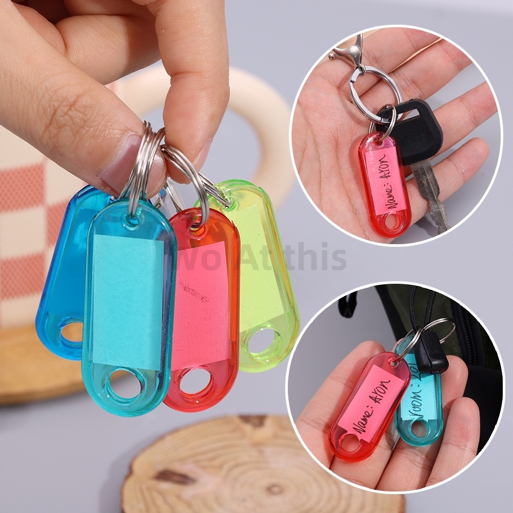 Keychain Label ID Key Tag Organizer Office Home KEY TAG/KEY RING LABEL TAG/ROOM NUMBER TAG/NAME TAG