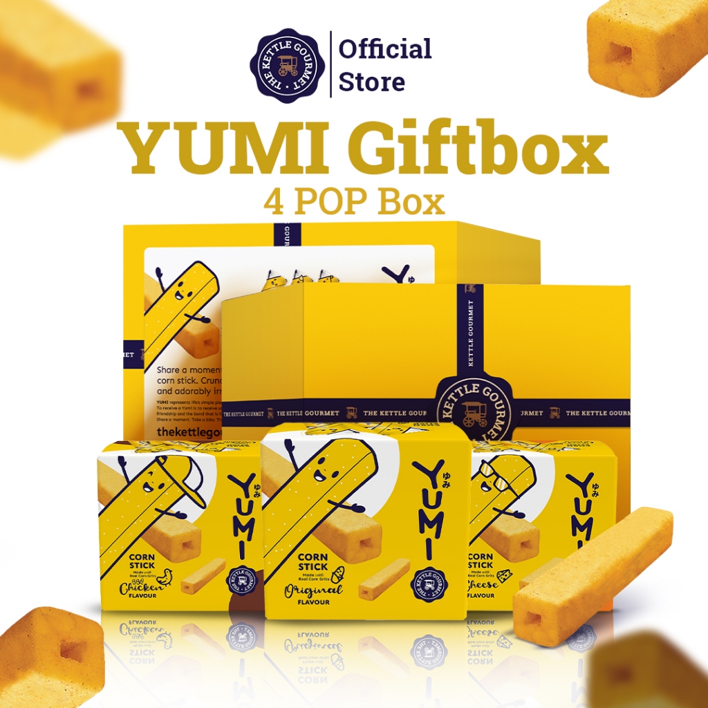 [Bundle of 4 POP Box] The Kettle Gourmet YUMI Giftbox (4 box x 20 sticks)