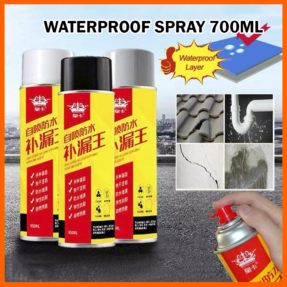 750ml Waterproof Spray Waterproof Leak Seal Repair Spray Cracks Leak Sealer Spray 750ml Pipe Roots Roof Cracks