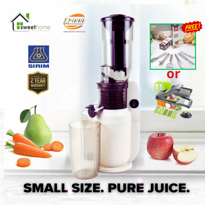 [Authentic] X2000 Slow Juicer Portable Small Fruit Juicer 50rpm Mini Electric Juicer 150W Slow Chewing Blender