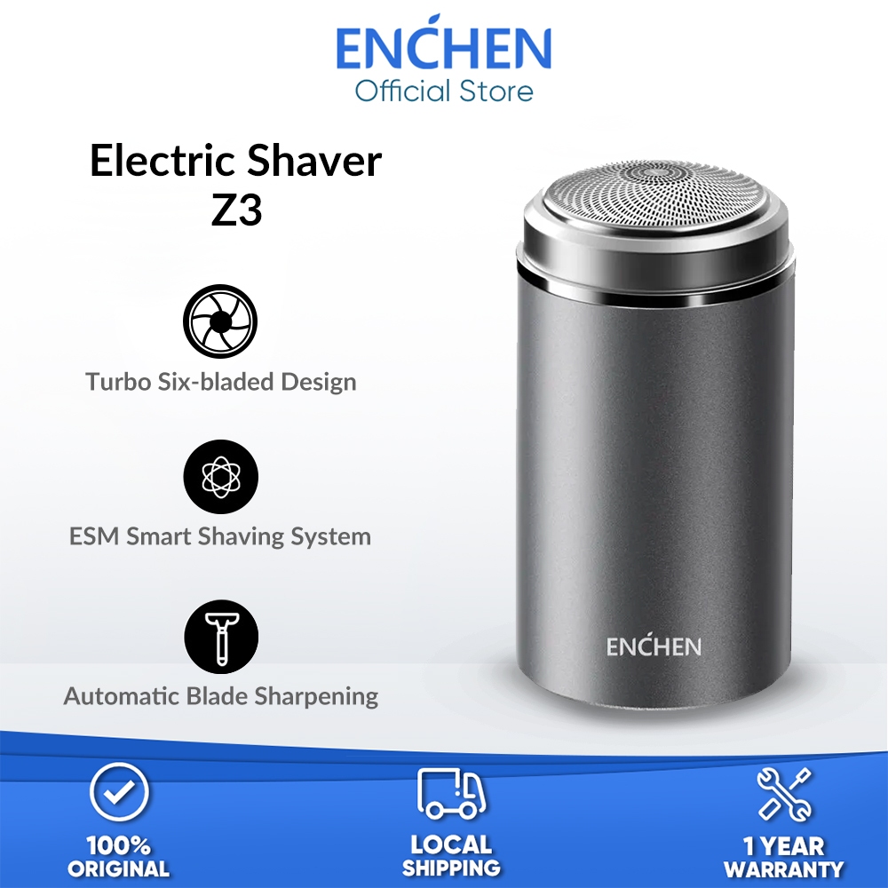 Enchen Z3 Mini Electric Shaver Portable Shaver Machine Full Body Wash Automatic Blade Sharpening Shaver Man