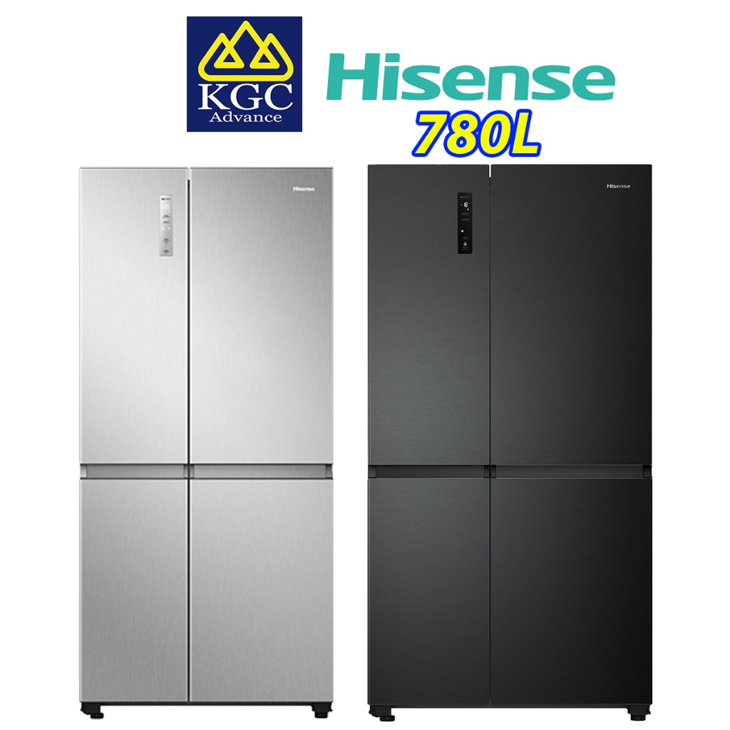 [Free Ship] Hisense 780L Side by Side Fridge RS868N4ASV / RS869N4ABV Inverter Refrigerator