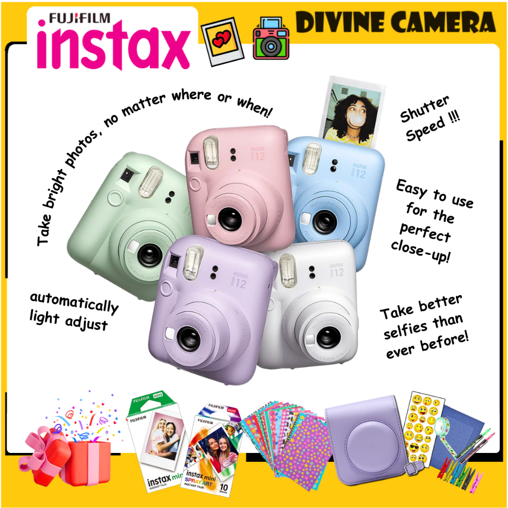 FUJIFILM INSTAX Mini 11/12 NEW RELEASED Instant Film Camera
