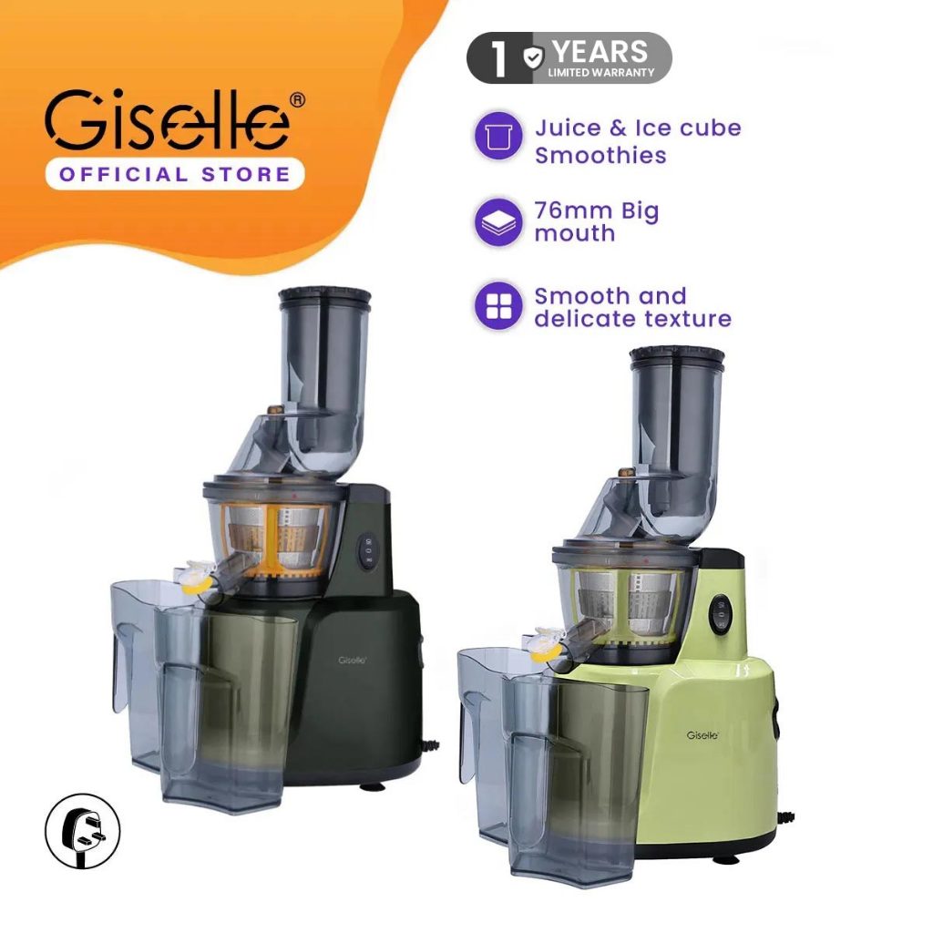 【Ice Maker & Slow Juice】3 in 1 Big Mouth Slow Juicer Extractor Fruits Vegetable Juice Machine , Soy Milk, Salad Maker