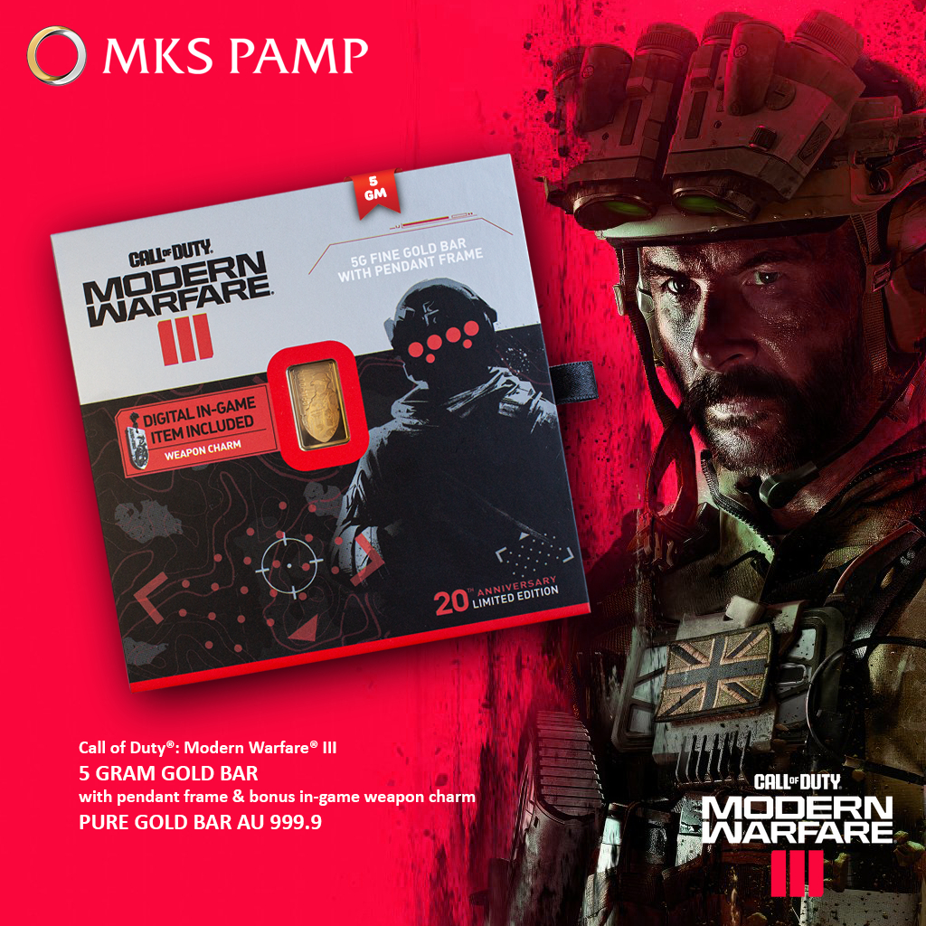 [LIMITED EDITION] PAMP GOLD SILVER BAR 999.9 (EMAS PERAK 999.9) Call of&hellip;