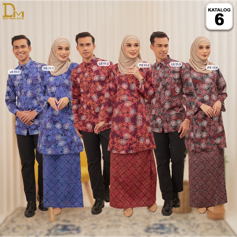 Desa Murni Batik - Baju Sedondon Kurung Batik Damia & Kemeja Batik Damia 1.0 (Soft Cotton) - Katalog 6