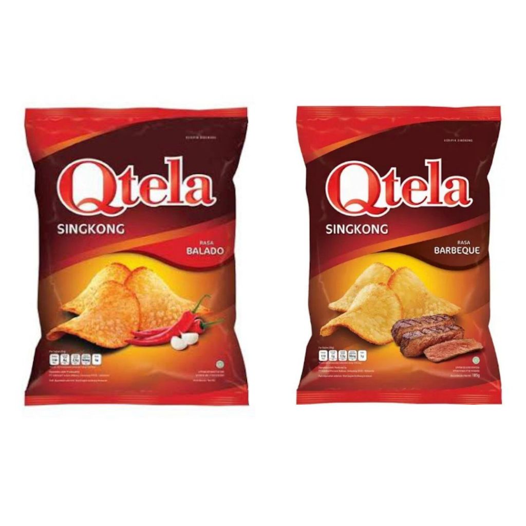 READY Qtela Singkong Balado BBQ 60g Authentic Indonesian Snacks