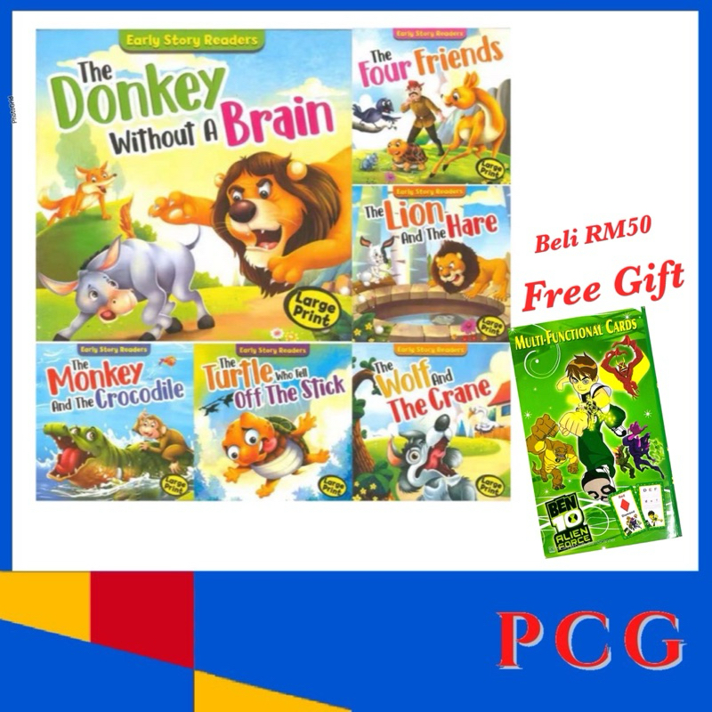 MIND TO MIND Early Story Readers MORAL StoryBook for Kindergarten Children Toddlers 儿童经典故事书 Buku Cerita Klasik Anak