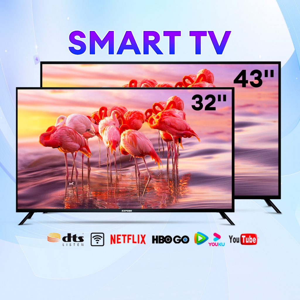 Smart TV 32 Inch 4K Android TV Murah 43 Inch Television UHD TV 1080P Android 12.0 Built-InUSB